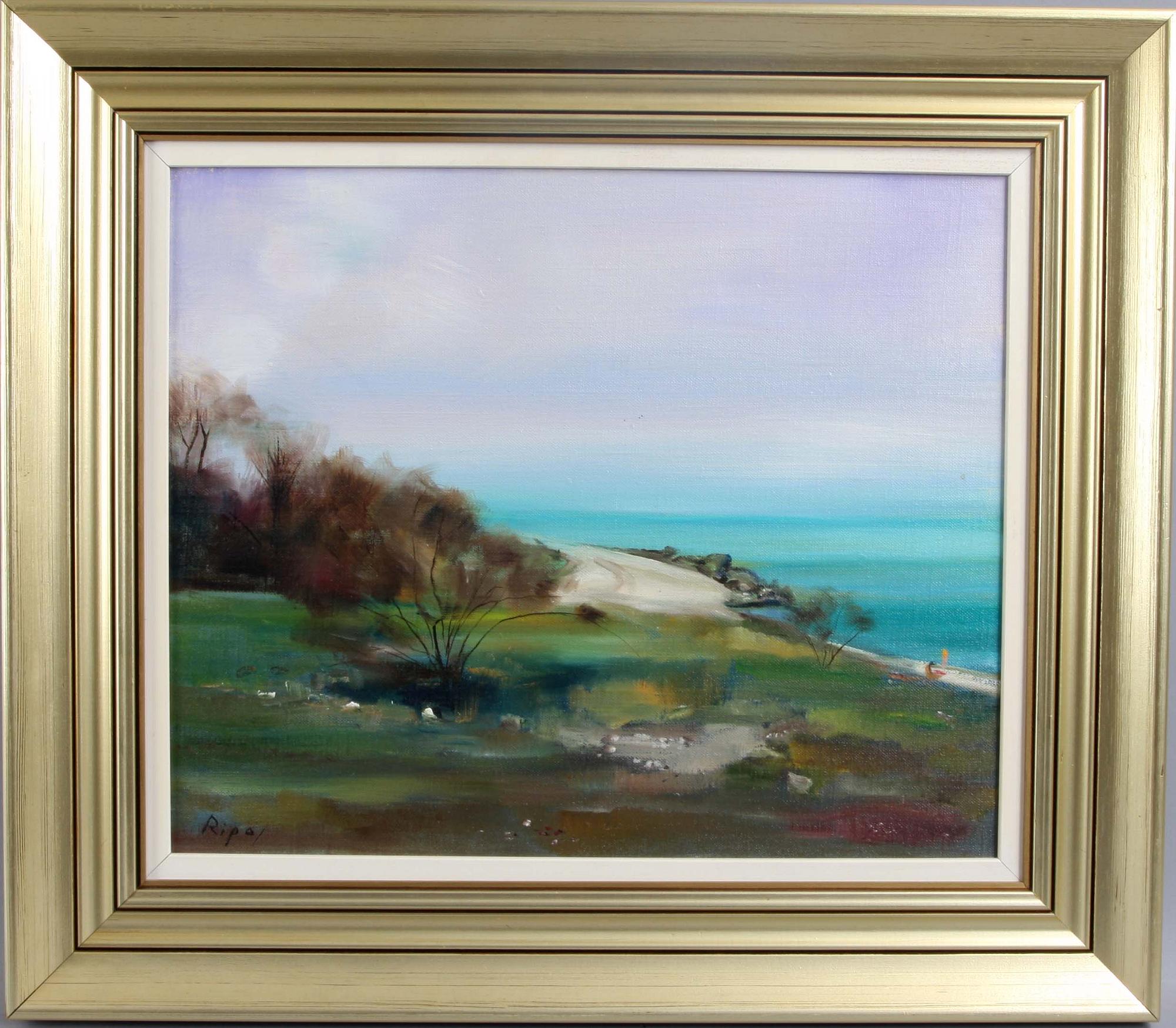 HANS RIPA, olja på duk, sign.