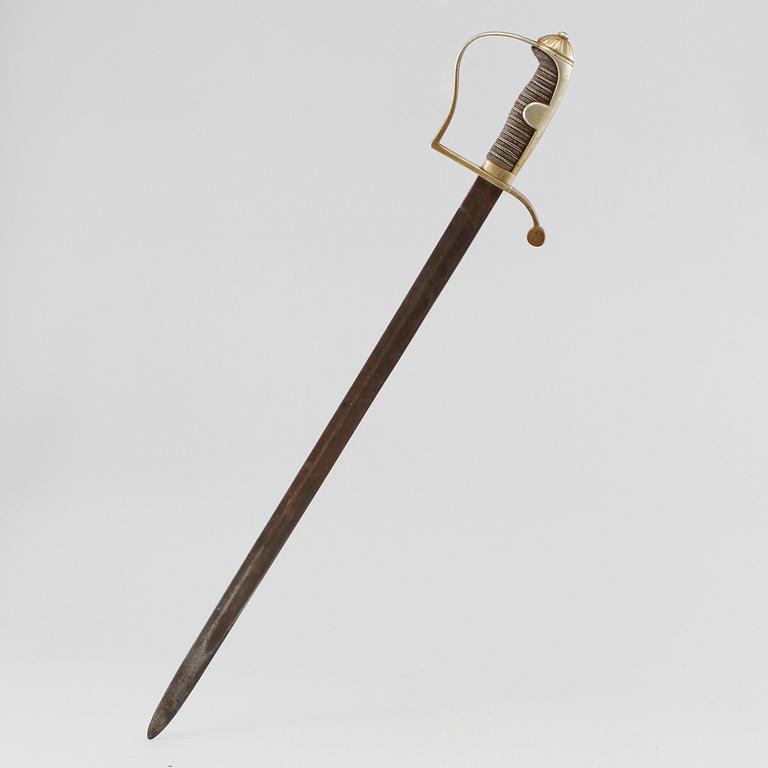 BLANKVAPEN, märkt Solingen, Danmark, omkring sekelskiftet 1800/1900.