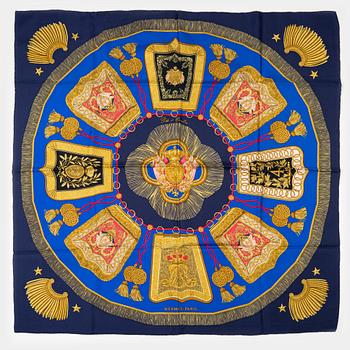 Hermès, scarf, "Poste et Cavalerie".