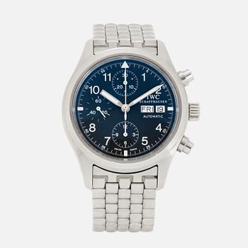 IWC, Schaffhausen, Der Fliegerchronograph, chronograph, wristwatch, 39 mm.