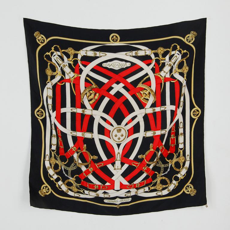 SCARF, siden, "Cavalcalour", design Henri d'Origny, Hermès, Paris.