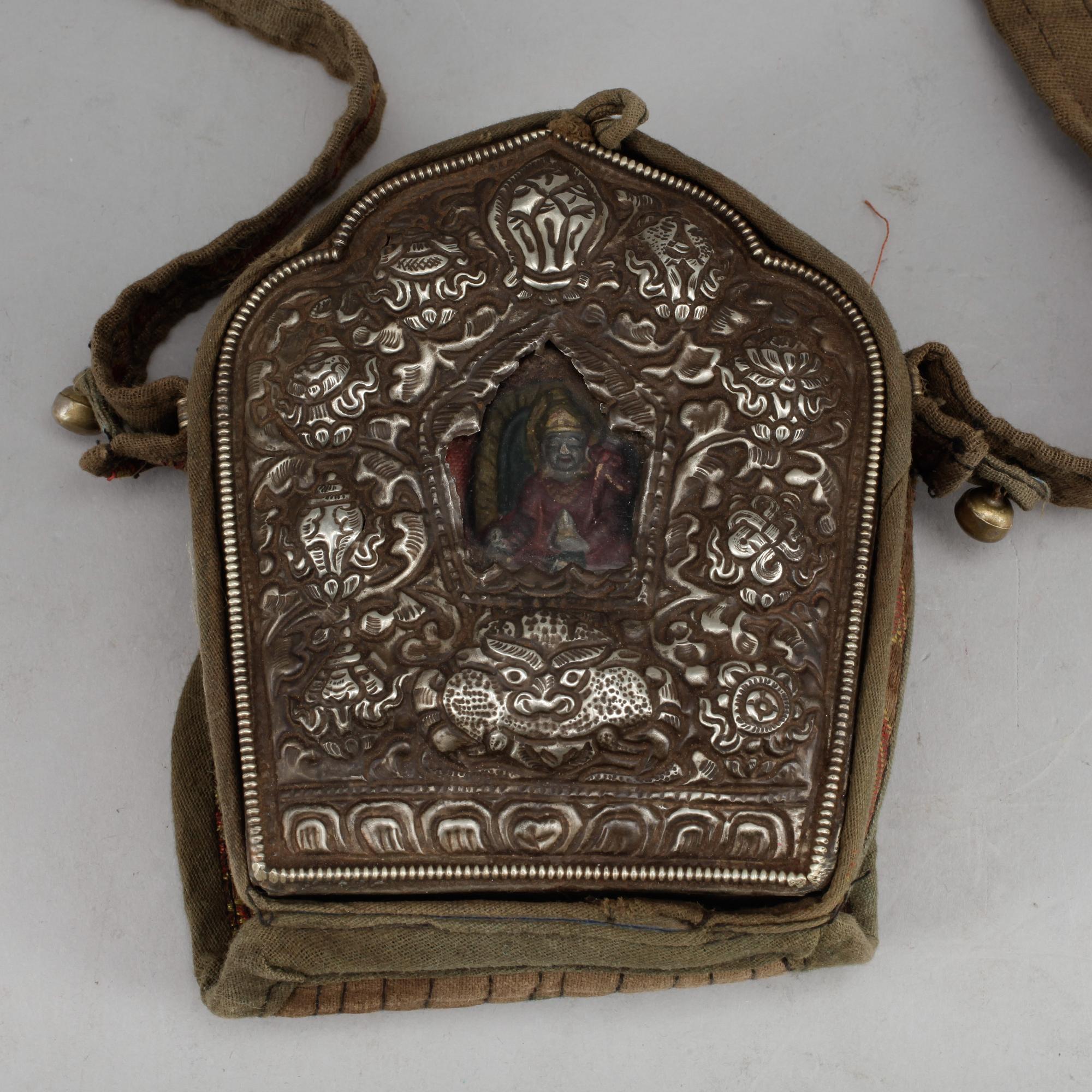 AMULETTER, 2st, Tibet, 1900-tal.