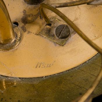 A mid-20th Century brass ceiling light, Itsu, Finland.