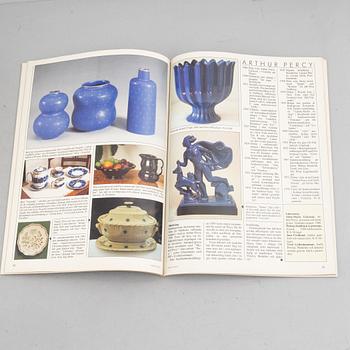 Arthur Percy, terrin med fat, flintgods, "Orient", Gefle, omkring 1930.