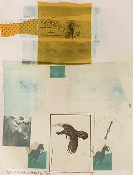 395. Robert Rauschenberg, "Why you can't tell #1", ur: "Suite of nine prints".
