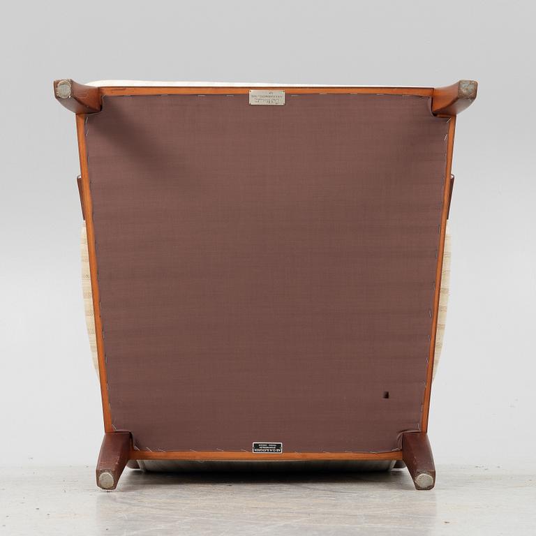 Carl Malmsten, armchair, "The Housefather", OH Sjögren 1988.