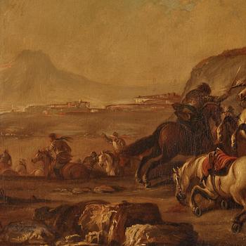 Cavalry battles, a pair.