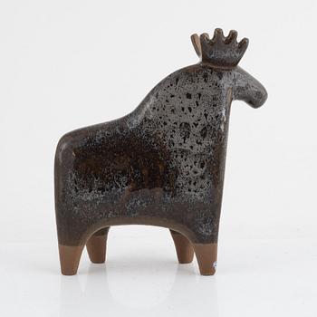 Lisa Larson, sculpture, stoneware, "Moose" from the "Large Zoo" series, Gustavsberg.