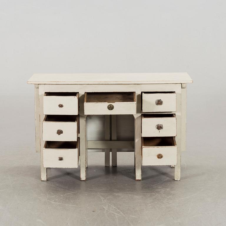 SIDEBOARD / KNEEHOLEDESK, Sweden 19th century latter part.