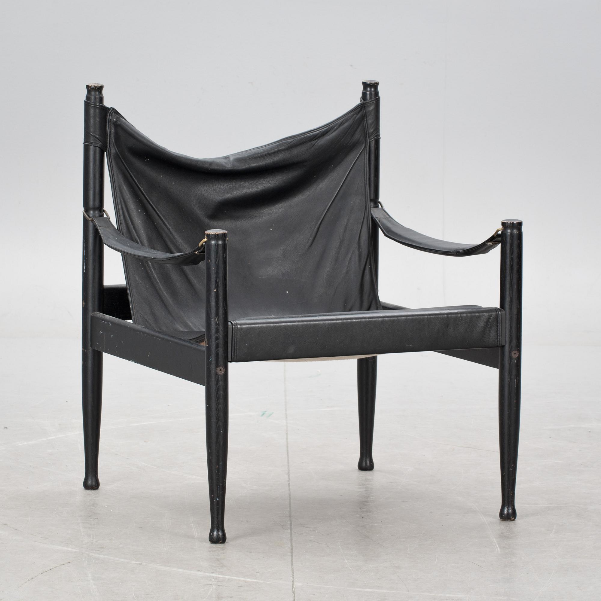 FÅTÖLJ, "Safari", Erik Wörtz, Danmark.