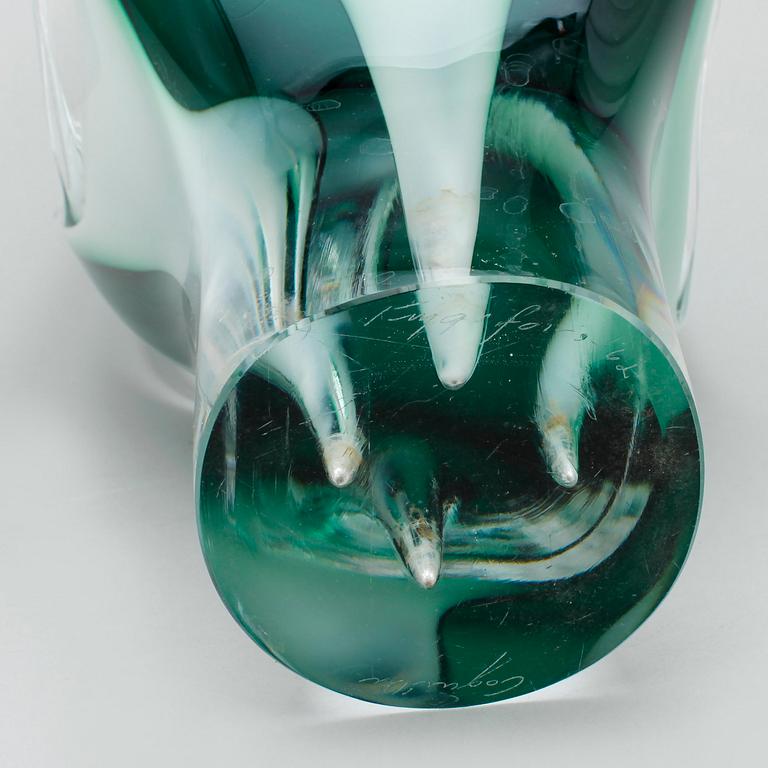 VAS, glas, "Coquille", Paul Kedelv, Flygsfors, sign o dat -62.