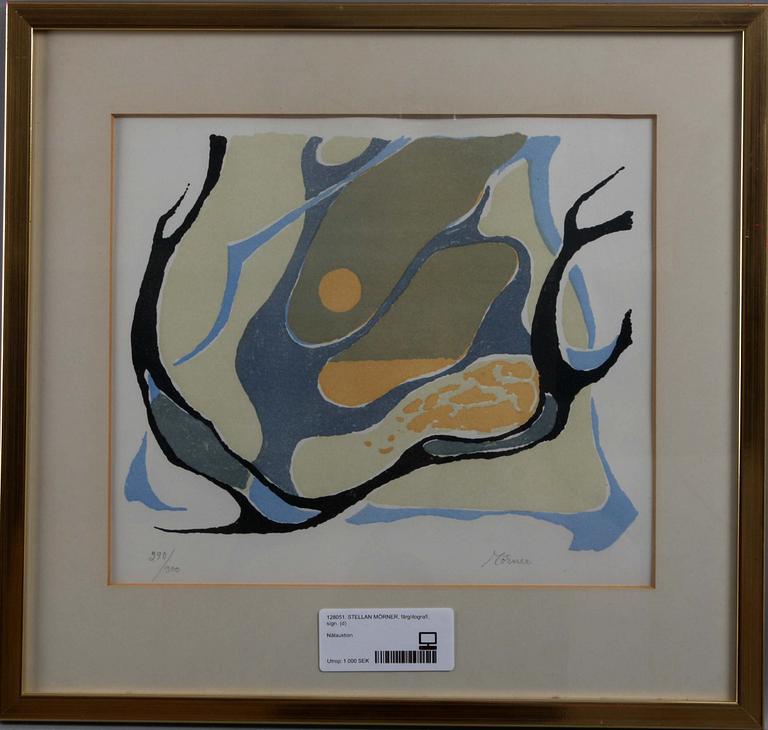 STELLAN MÖRNER, färglitografi, sign.