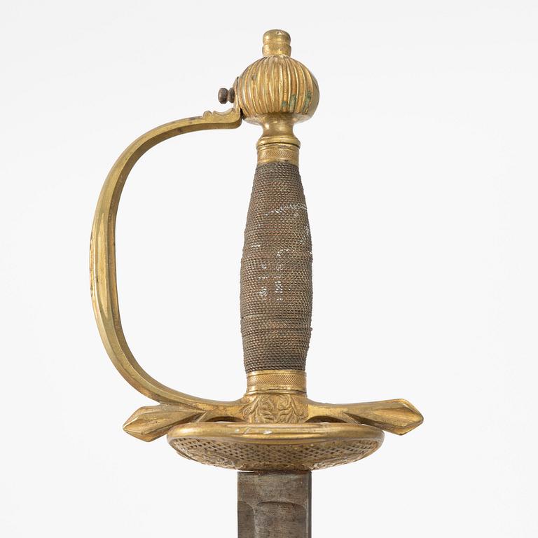 A Swedish infantry officer's sword 1830s/1840s.