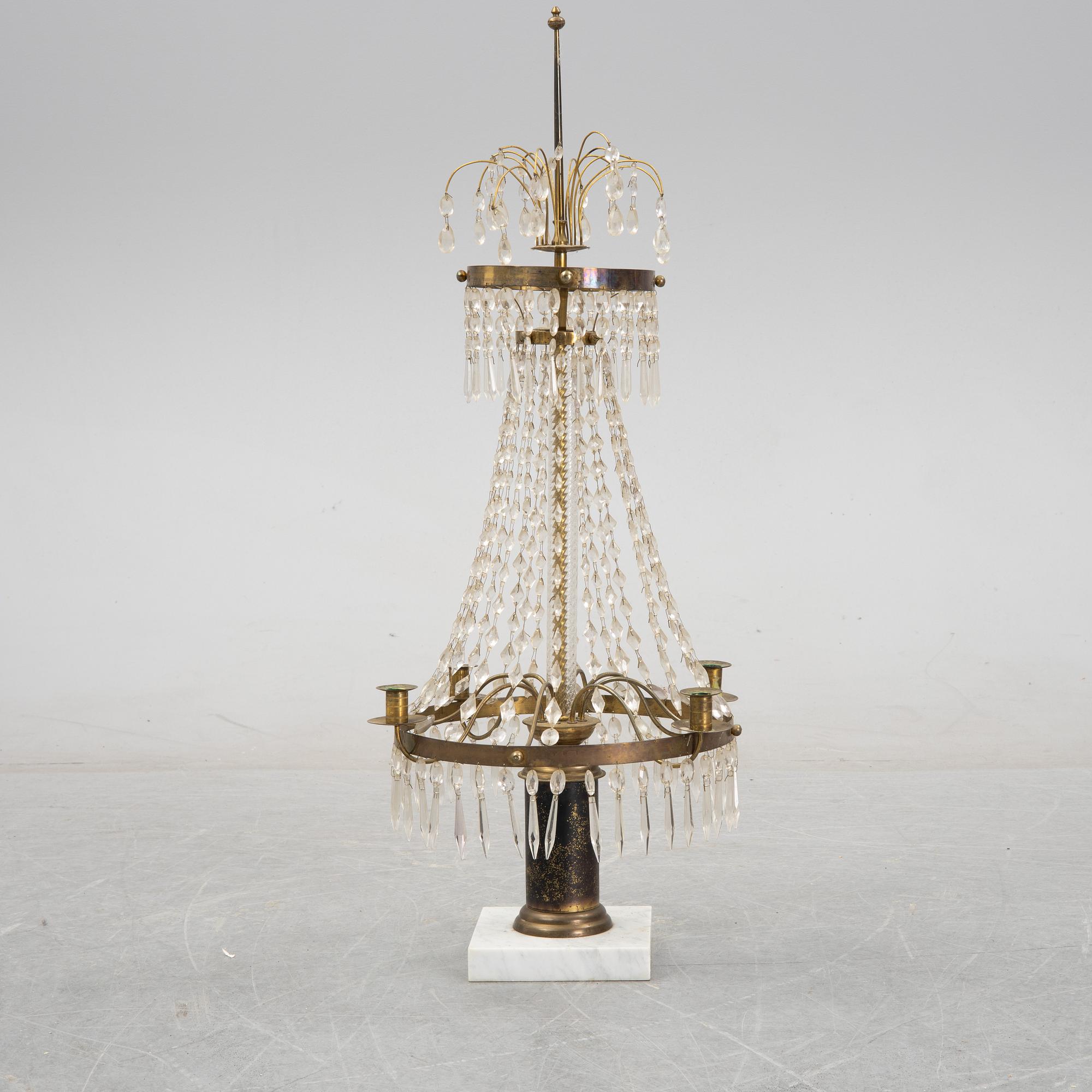 Bordslyster, sengustaviansk stil, 1900-tal.