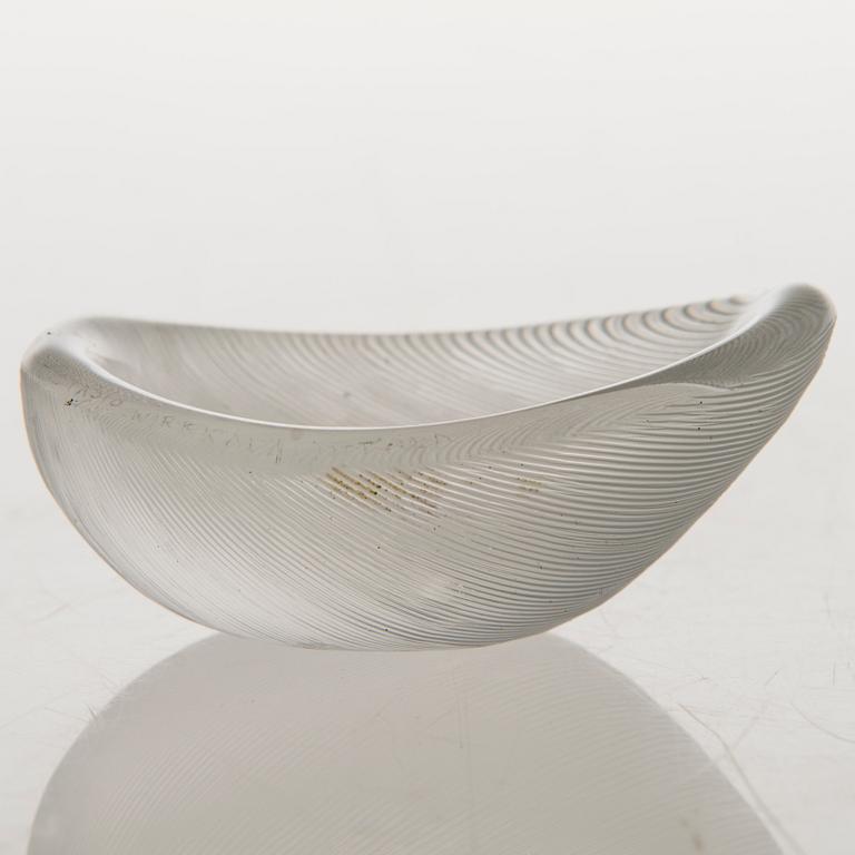 TAPIO WIRKKALA, BOWL, 'Leaf', signed Tapio Wirkkala Iittala.