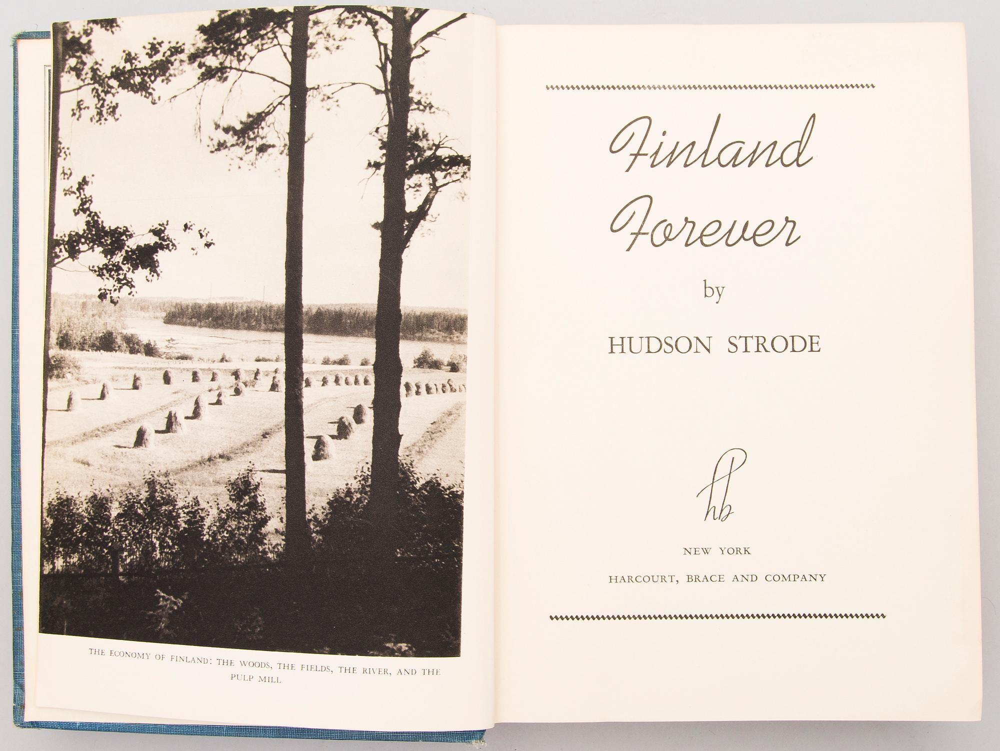 Four books of which two with Loja och Eliel Saarinen's Ex-Libris by Erik O.W. Ehrström, two given as gifts to Saarinen.