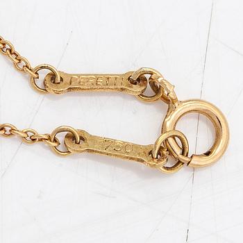 Tiffany & Co, Elsa Peretti, halsband, "Open Heart", 18K guld.