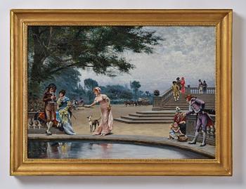 August Hagborg, In the Tuileries Garden.