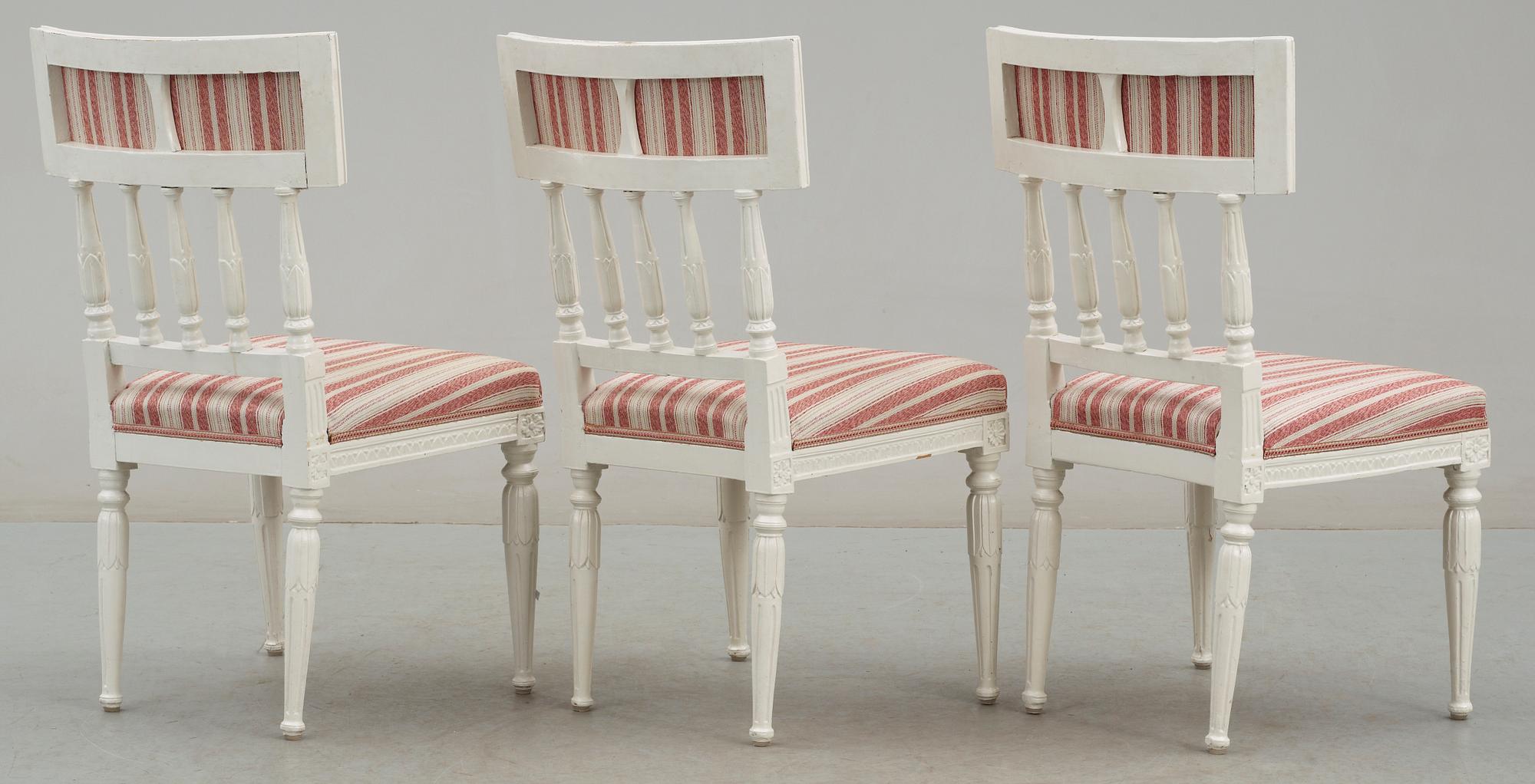 STOLAR, 3st, sengustavianska, Anders Hellman d.ä. (mästare i Stockholm 1761 - 1794).