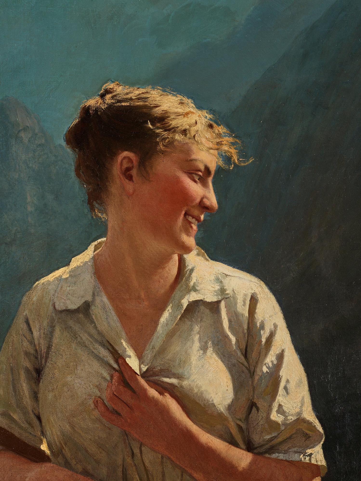 Hans Dahl, Modellen och konstnären.