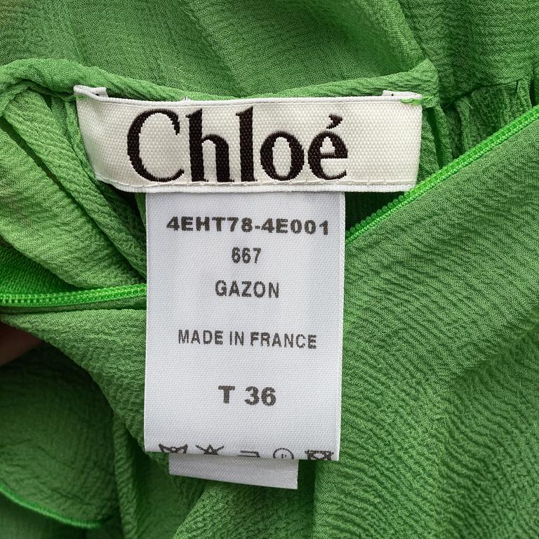 Chloé, a silk blouse, size 36.