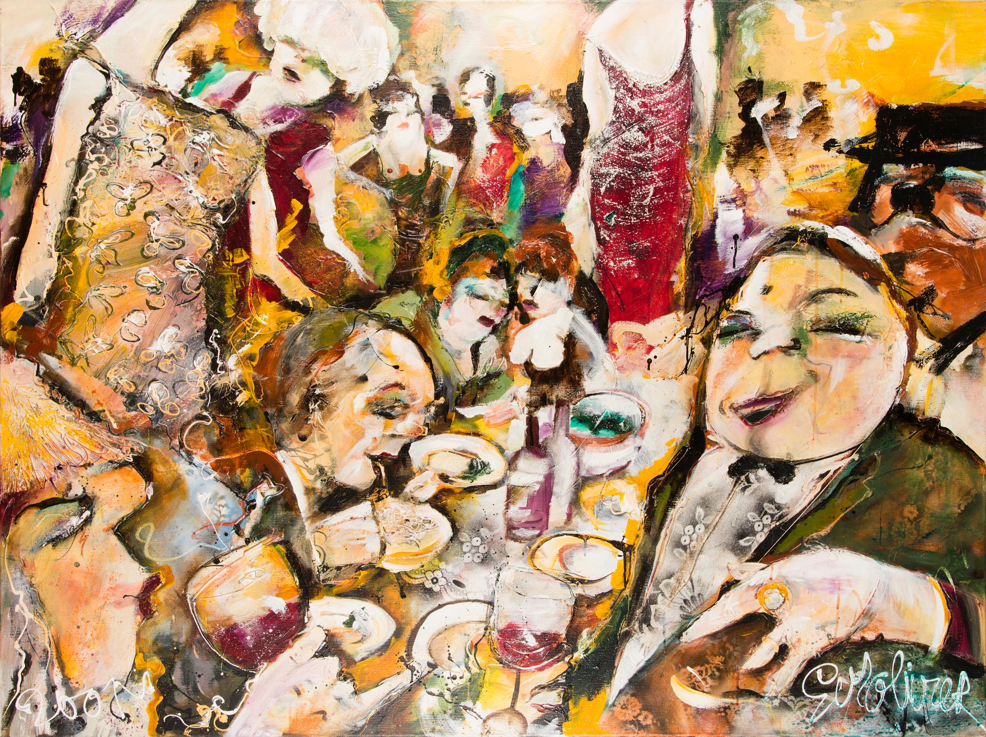 GUY OLIVIER, oil on canvas, signed and dated 2004.