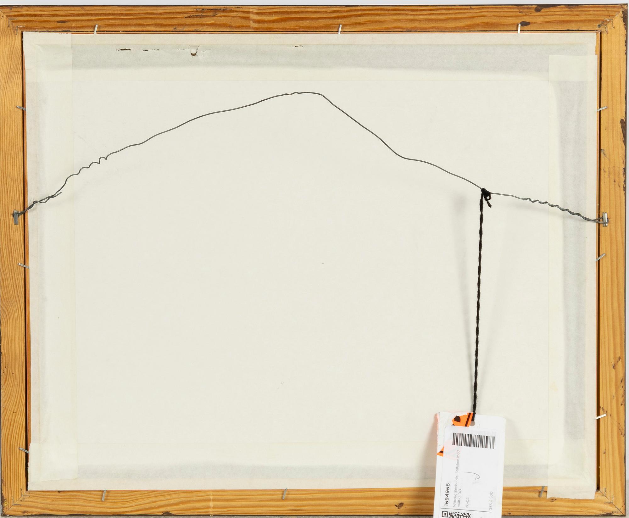 Wibeke Beck-Friis, Stilleben med måltid.