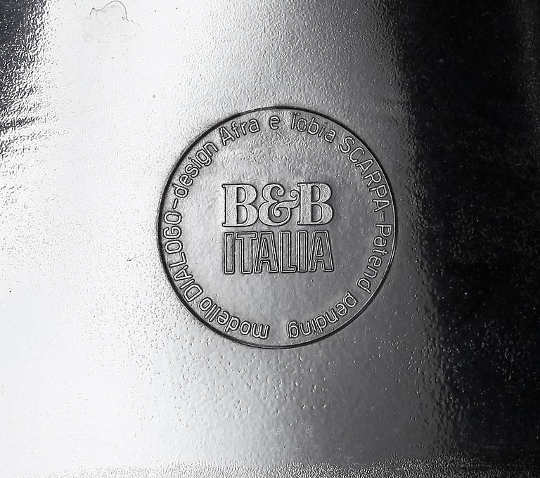 STOLAR, 4 st, "Dialogo", design Afra & Tobia Scarpa för B&B Italia, formgiven år 1974.