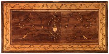 A Russian 1780's card table, probably made in St Petersburg in Christian Meyer's workshop by one of his pupils.