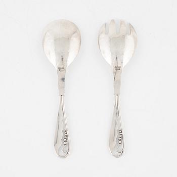 Georg Jensen, serveringsbestick, ett par, sterlingsilver, Danmark.