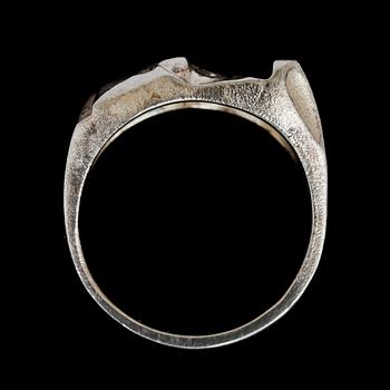 ARMBAND samt RING, silver. Björn Weckström Lapponia. Vikt 74,8 g.