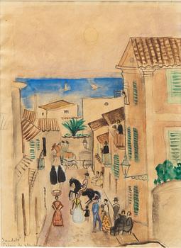 Gösta Sandels, Study for Street, Palma de Mallorca.