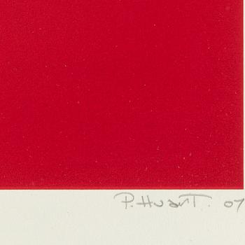 PHILIPPE HUART, färgserigrafi, 2007, signerad 21/50.
