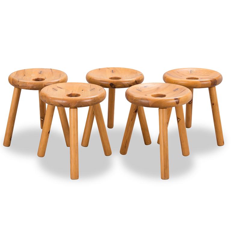 Bertel Gardberg, Jakkaroita, 5 kpl, Normark Finnmade. 1960-luku.