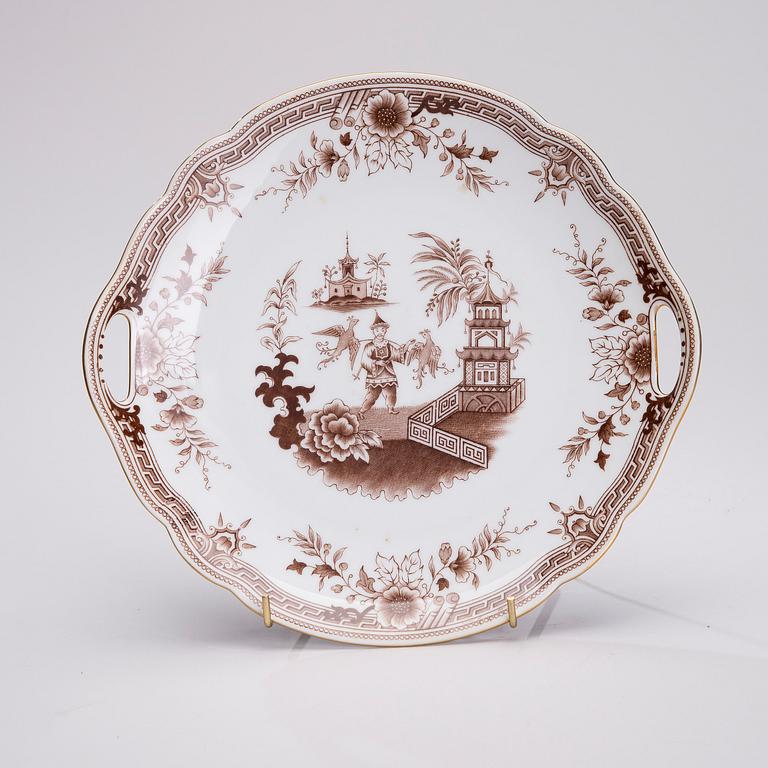 SERVISDELAR, 5 st, porslin, "Singapore", Arabia 1917-27 och 1932-49.