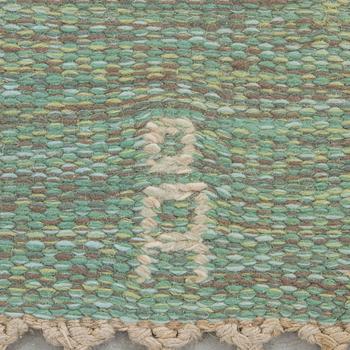FLAT WEAVE. "Vårblom". Signed Å (Anna Johanna Ångström), Axeco, ca 280 x 195 cm.