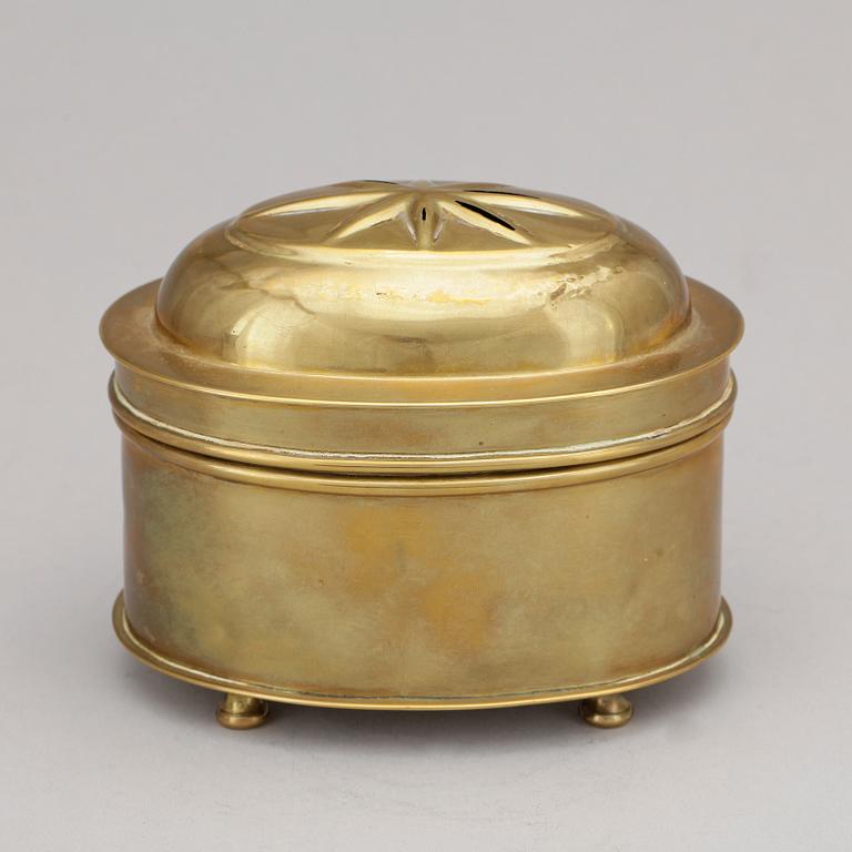 OBLATSKRIN, mässing, 1700-tal.