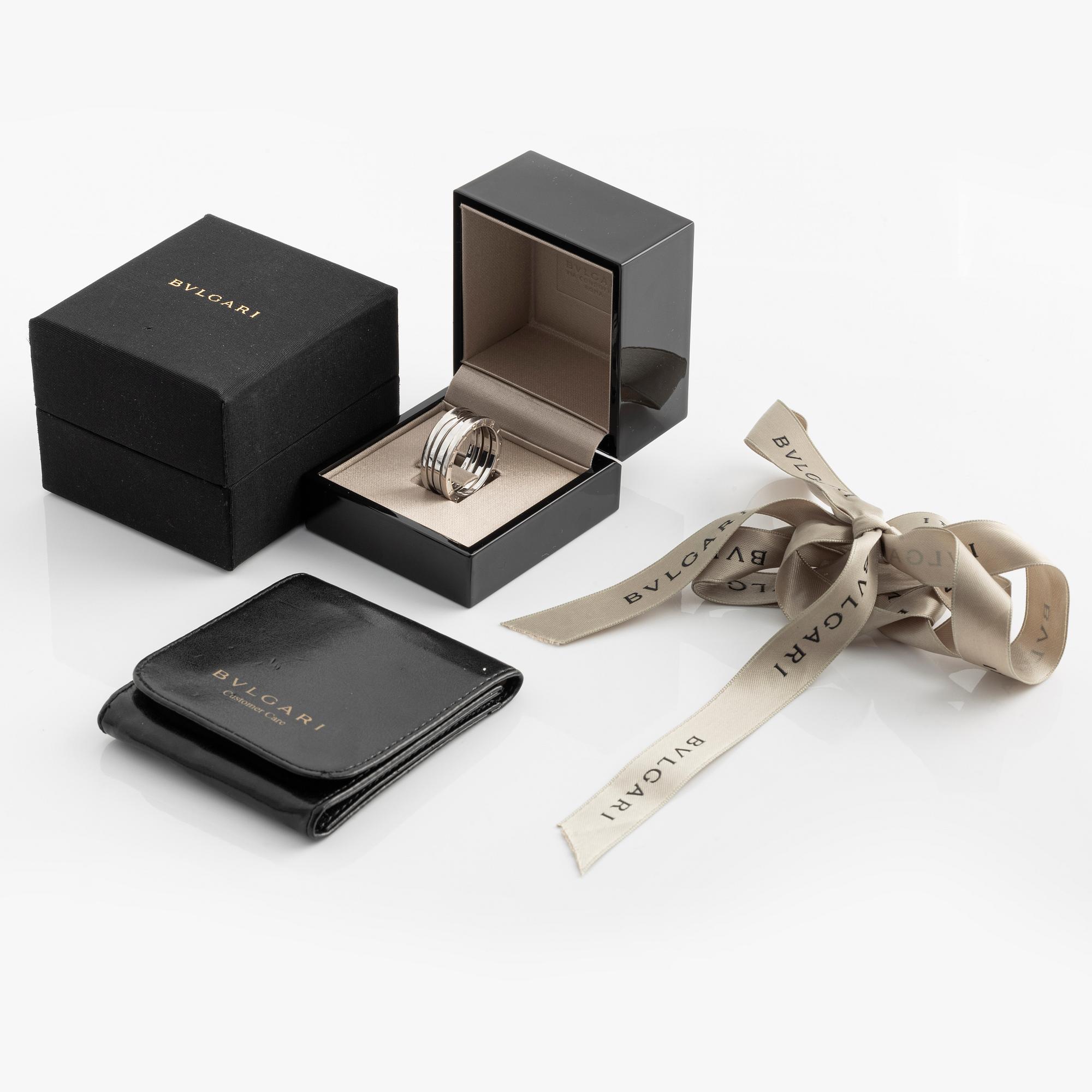 A Bulgari ring B.zero1 in 18K white gold.