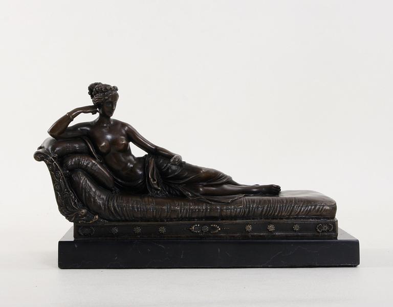 A. CANOVA, efter, skulptur, patinerad brons, bär sign, 1900/2000-tal.