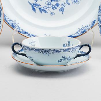 SERVIS, 24 delar, porslin, "Ostindia", Rörstrand, 1900-tal.