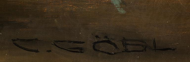 CAMILLA GÖBL-WAHL, olja på duk, signerad.