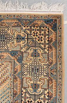 A rug, Old Nain, part silk, ca 257 x 165 cm.