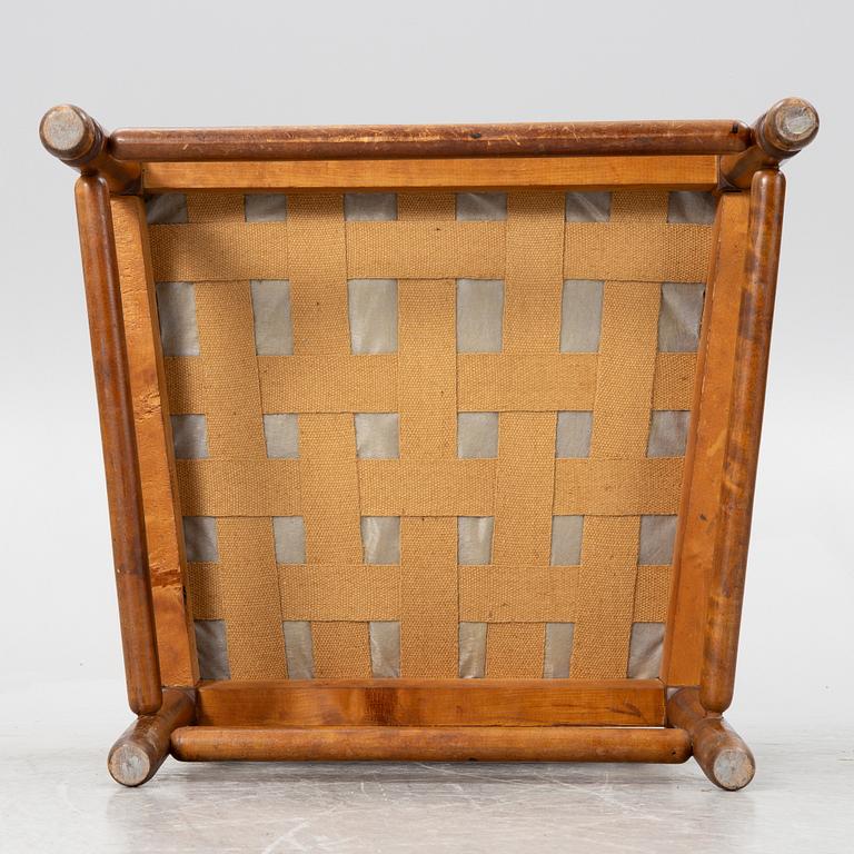 Karmstol sk Gripsholms-fåtölj, 1900-talets första hälft.