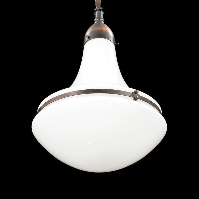 A ceiling lamp, "Luzette" designed by Peter Behrens for AEG (Allgemeine Electricitäts-Gesellschaft).