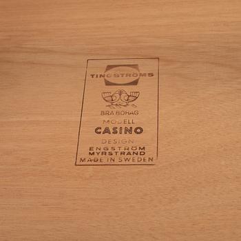 Sven Engström & Gunnar Myrstrand, a pair of 'Casino' teak bedside tables, Tingströms, Bra Bohag, 1960's.