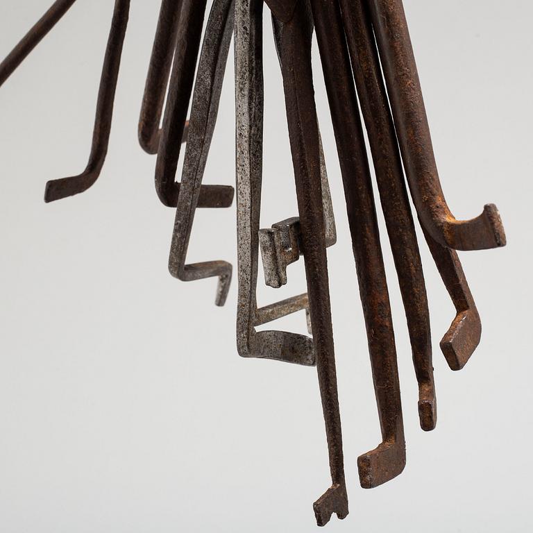 A set of 13 iron picklocks, 18th century.