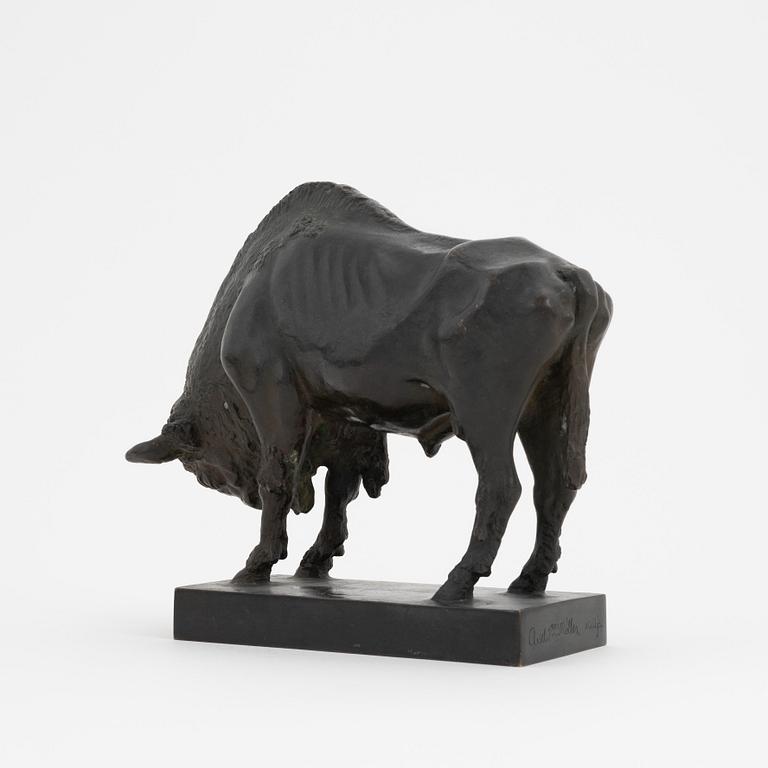 Axel Tson Möller, sculpture. Signed. Foundry mark. Bronze. Height 18 cm. Length 21 cm.