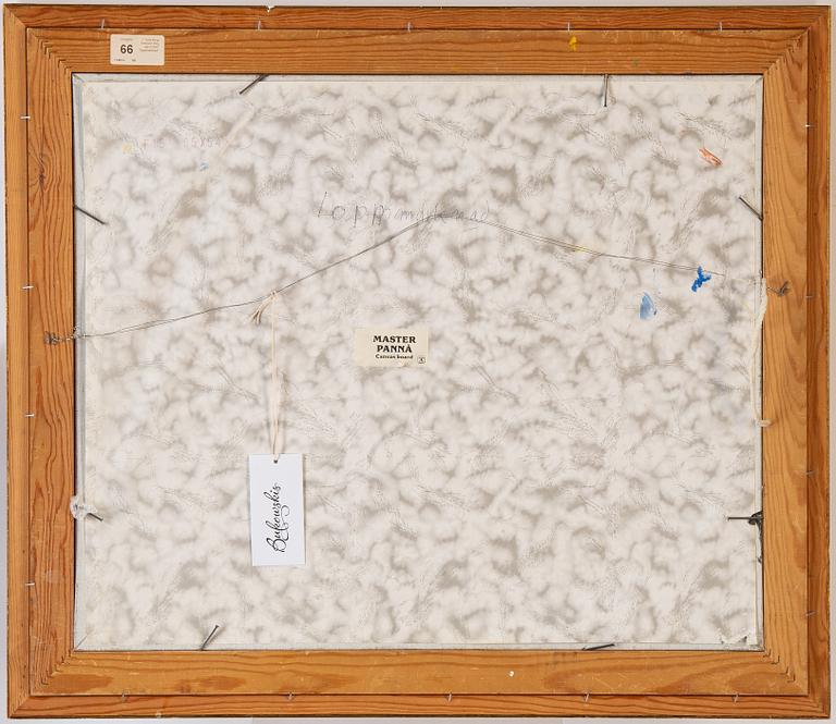 Birger Birger-Ericson, oil on canvas/paper-panel, signed.