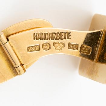 Cufflinks, 18K gold.