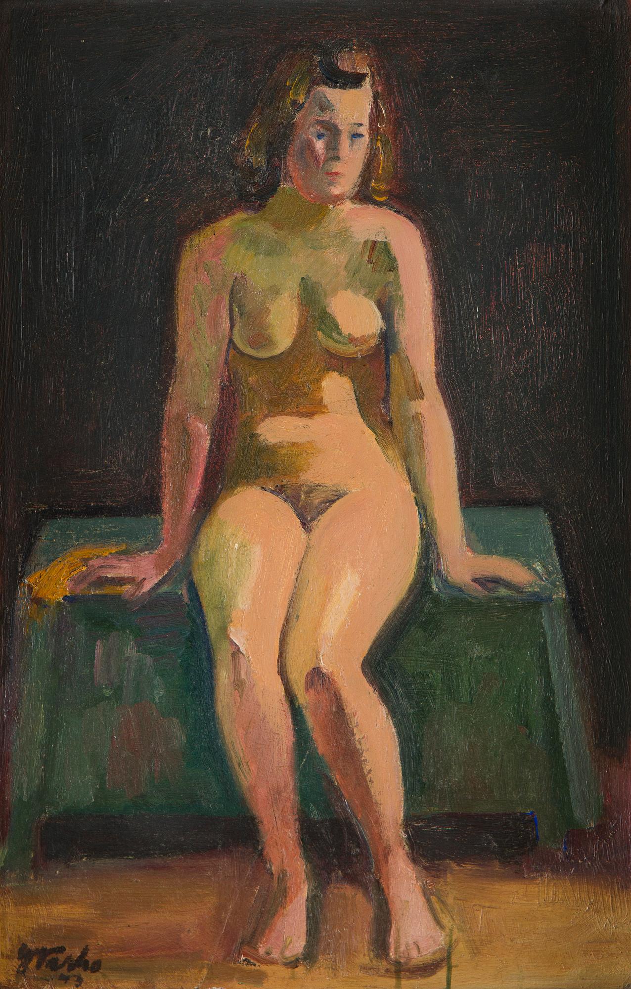 Yrjö Verho, Nude model.